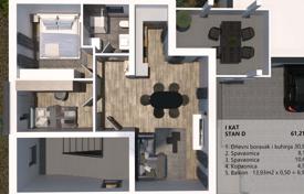3-dormitorio apartamentos en edificio nuevo 61 m² en Medulin, Croacia. 196 000 €