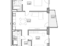 3-dormitorio apartamentos en edificio nuevo 76 m² en Vidzeme Suburb, Letonia. 245 000 €