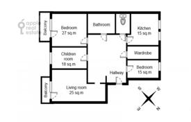 4 dormitorio piso 109 m² en district Khamovniki, Rusia. 50 000 ₽  por semana