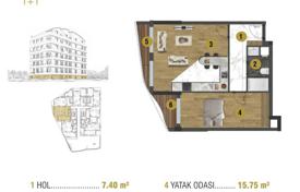 2-dormitorio apartamentos en edificio nuevo 58 m² en Muratpaşa, Turquía. $138 000