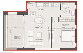 1 dormitorio piso 84 m² en Germasogeia, Chipre. 395 000 €