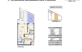 3 dormitorio chalet 91 m² en Pilar de la Horadada, España. 320 000 €