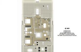 2 dormitorio ático en Larnaca, Chipre. 600 000 €