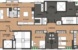 4-dormitorio apartamentos en condominio en Bang Rak, Tailandia. $4 900  por semana