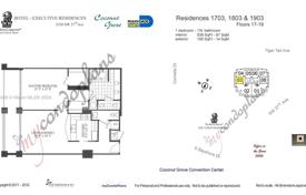 1-dormitorio apartamentos en condominio 87 m² en Miami, Estados Unidos. $800 000