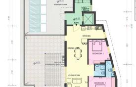 2 dormitorio ático en Larnaca, Chipre. 290 000 €