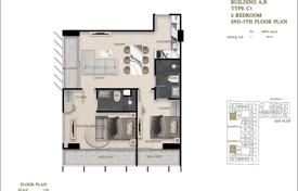 2 dormitorio piso 78 m² en Pattaya, Tailandia. $281 000