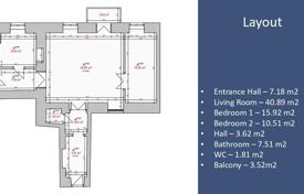3 dormitorio piso 91 m² en Vieja Tiflis, Georgia. $360 000