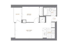 1 dormitorio piso en Adelaide Street West, Canadá. C$891 000