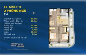 2 dormitorio piso 83 m² en Da Nang, Vietnam. $215 000