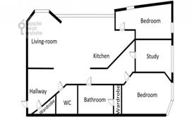 3 dormitorio piso 150 m² en Moscow, Rusia. $930  por semana