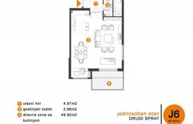 1 dormitorio piso 82 m² en Donja Lastva, Montenegro. 410 000 €
