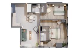 2 dormitorio piso 79 m² en Da Nang, Vietnam. $350 000