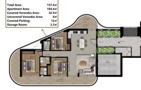 3 dormitorio piso 137 m² en Pafos, Chipre. 515 000 €