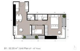 1-dormitorio apartamentos en condominio en Watthana, Tailandia. $404 000