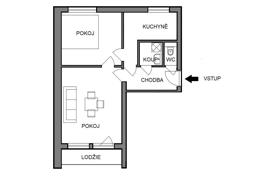 2 dormitorio piso 53 m² en Prague 10, República Checa. Price on request