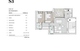 3-dormitorio apartamentos en edificio nuevo 83 m² en Primošten, Croacia. 268 000 €