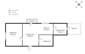 2 dormitorio piso 70 m² en Gagarin district, Rusia. 37 500 ₽  por semana