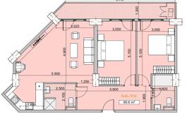 3 dormitorio piso 96 m² en Krtsanisi Street, Georgia. $150 000