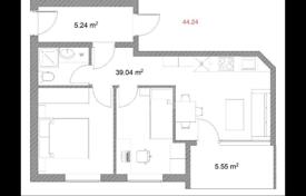 2 dormitorio piso 49 m² en Vake-Saburtalo, Georgia. $59 000